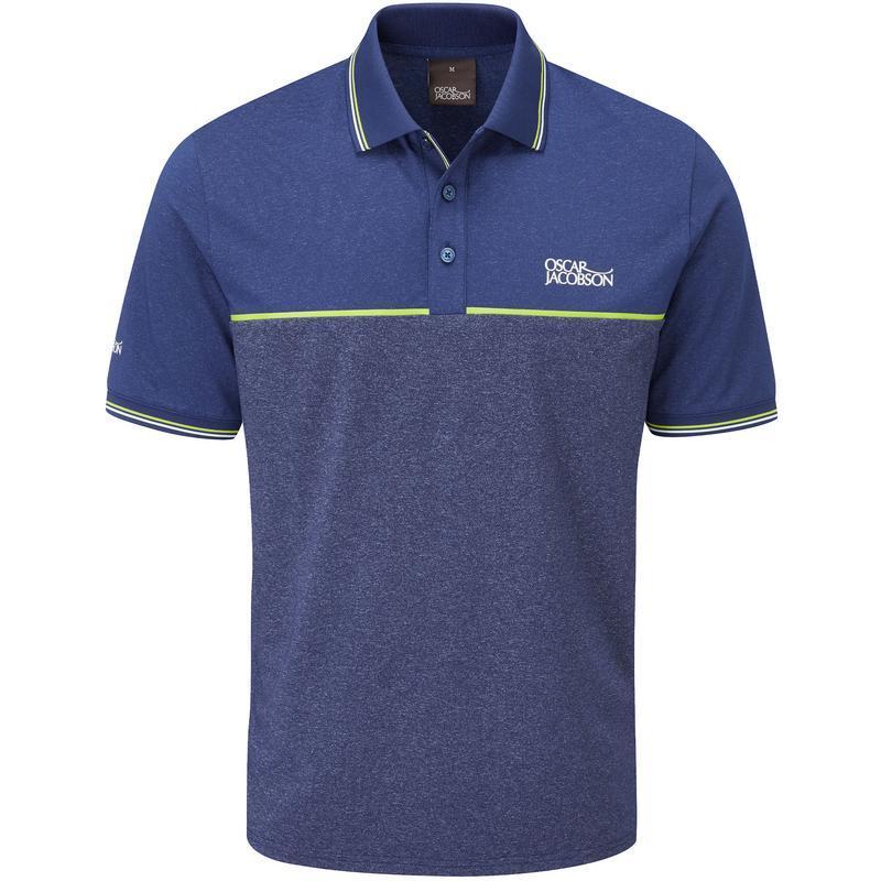 Oscar Jacobson Belford Mens Golf Polo Shirt - Navy - main image