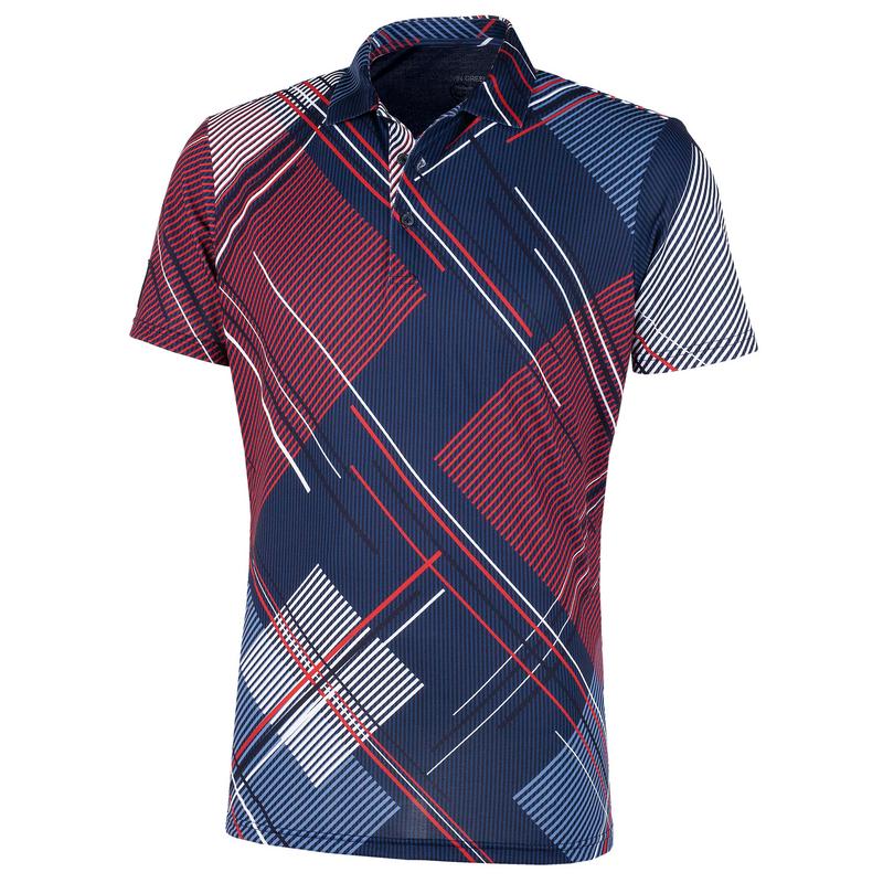 Galvin Green Mitchell Ventil8 Plus Golf Polo Shirt - Navy - main image