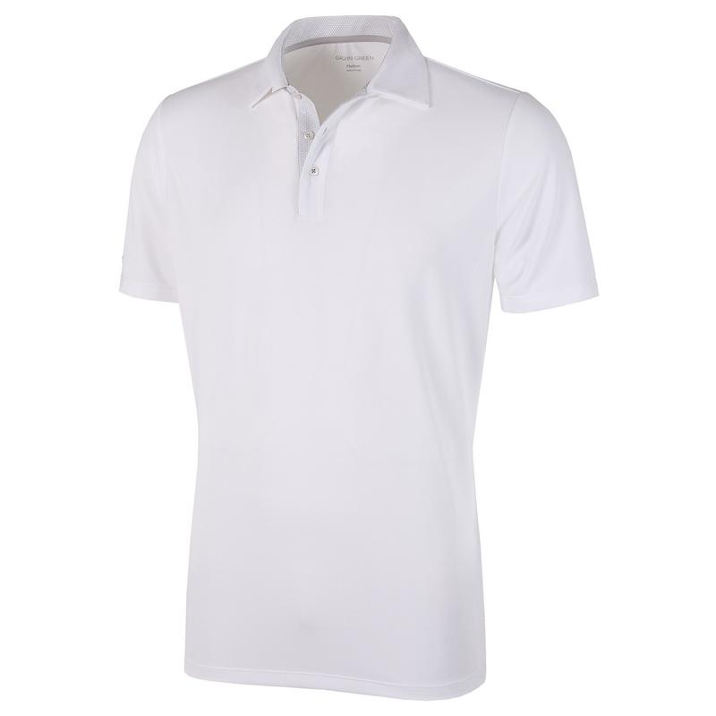 Galvin Green Milan Tour Edition Ventil8 Golf Polo Shirt - White - main image