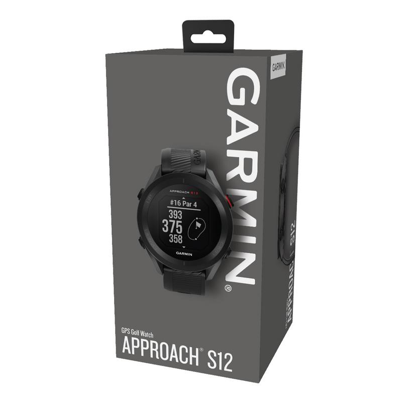 Garmin Approach S12 GPS Golf Watch - Black - main image
