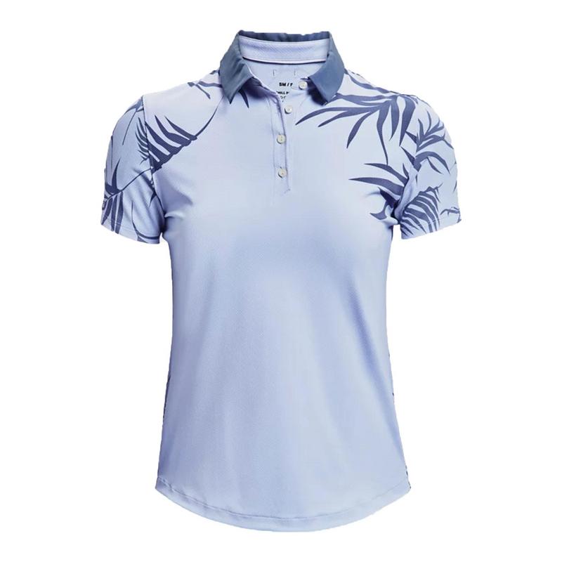 Under Armour Womens Iso-Chill Short Sleeve Golf Polo - Blue - main image