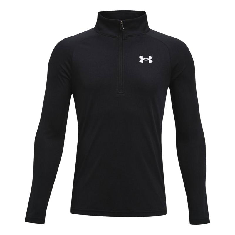 Under Armour Boys Tech 2.0 1/2 Zip Golf Top - Black - main image