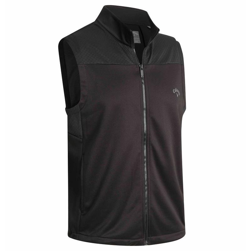 Callaway High Gauge Fleece Golf Gilet - Black - main image