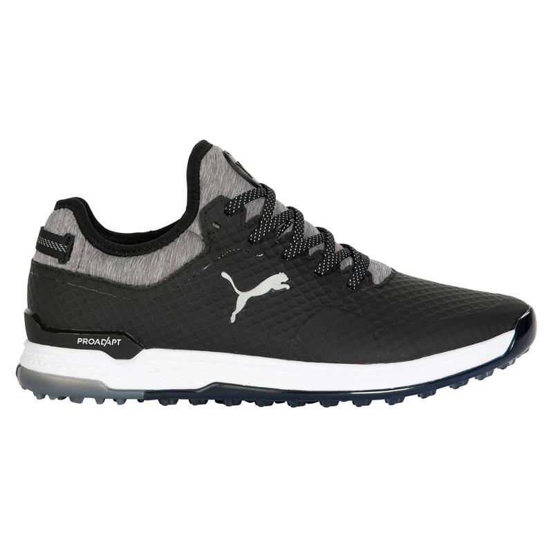 Puma Proadapt Alphacat Spikeless Golf Shoes - Black/Silver/Quiet Shade - main image