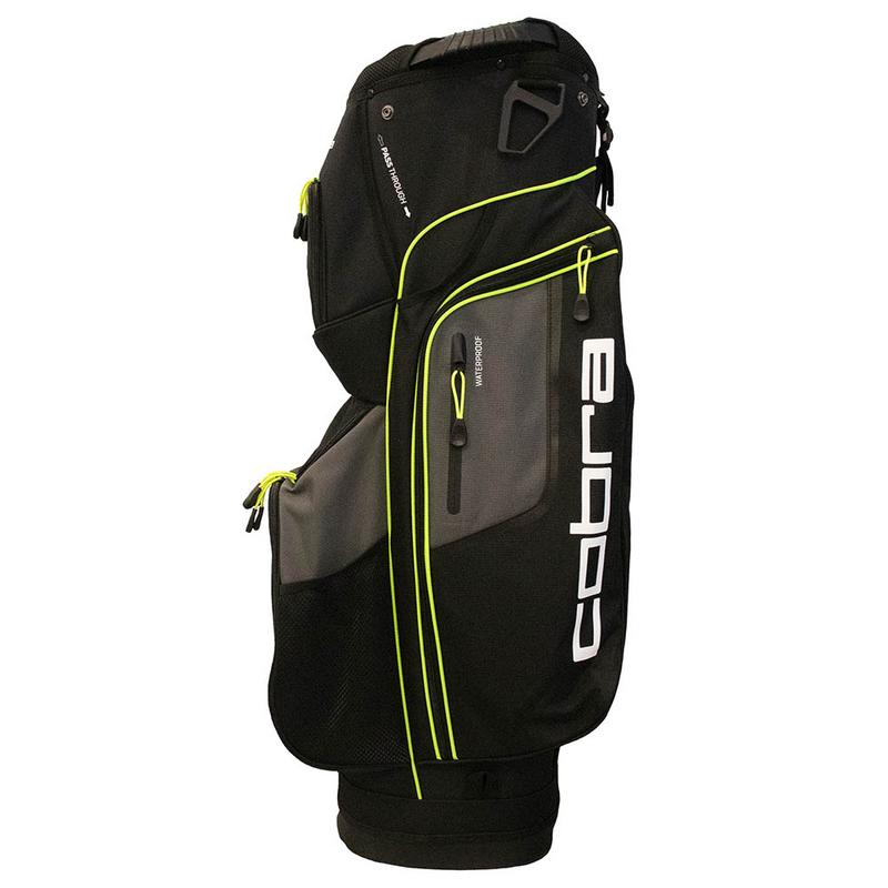 Cobra XL Golf Cart Bag Black/YellowClick Golf