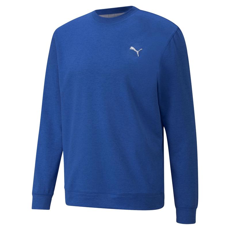 Puma Cloudspun Crew Neck Golf Sweater - Blue - main image