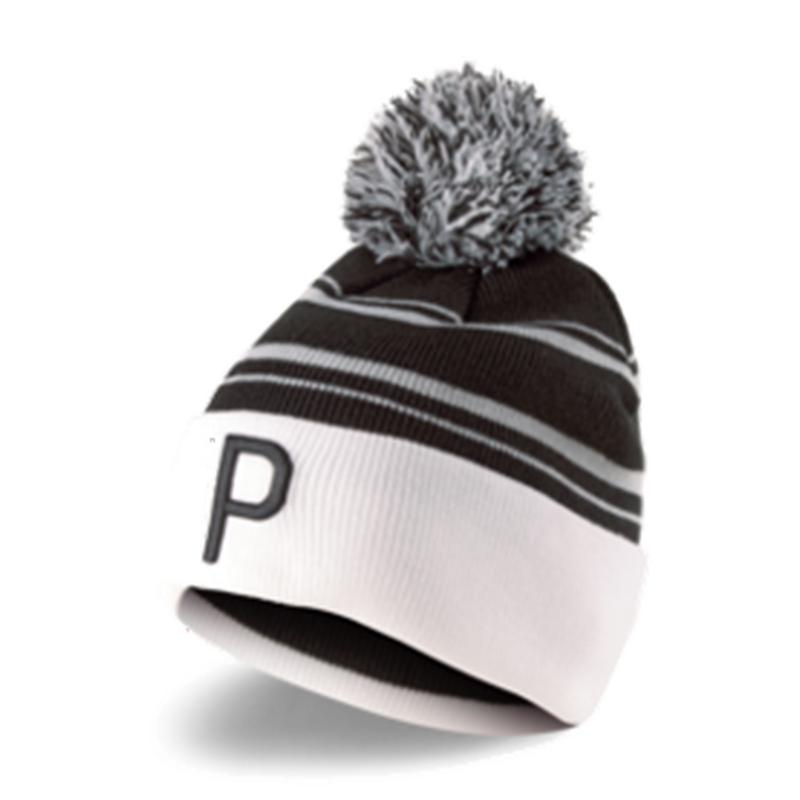 Puma P Pom Golf Beanie Hat - Black - main image