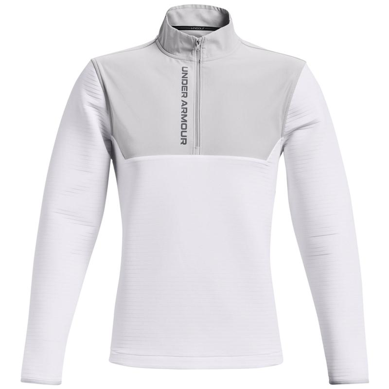 Under Armour Storm Daytona Half Zip Golf Top - White