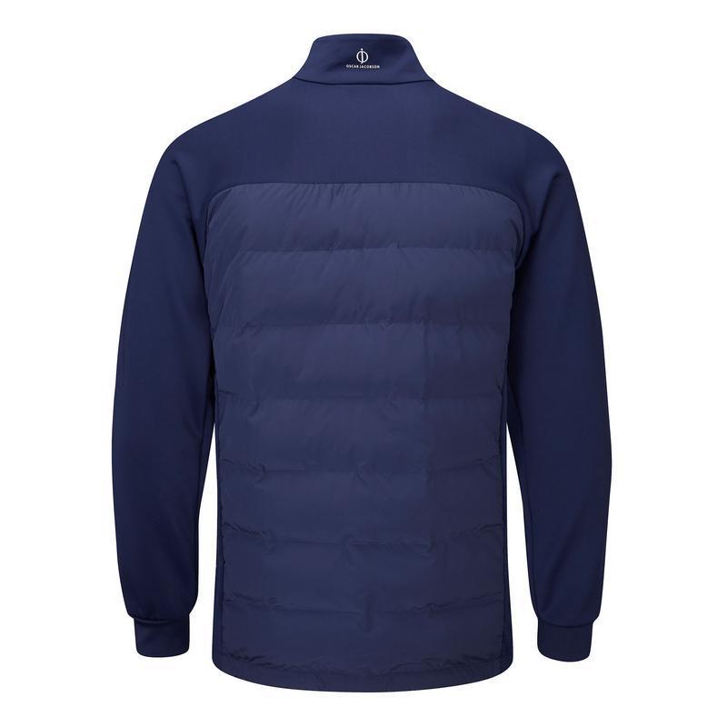 Oscar Jacobson Radstock Full Zip Padded Golf Jacket - Navy - main image