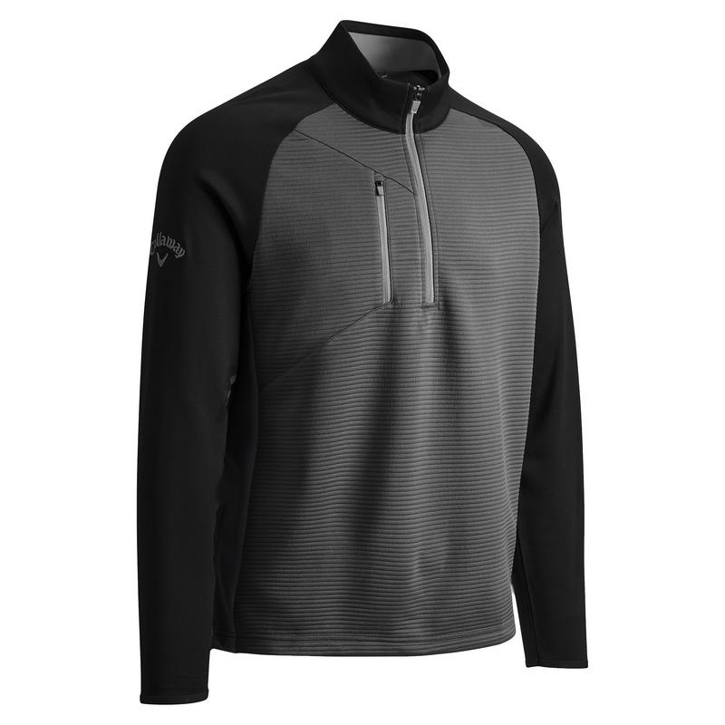 Callaway Midweight Ottoman Fleece 1/4 Zip Golf Sweater - Grey - main image