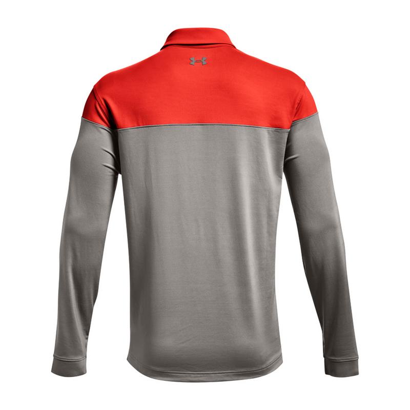 Under Armour Long Sleeve Playoff Golf Polo Shirt - Orange - main image
