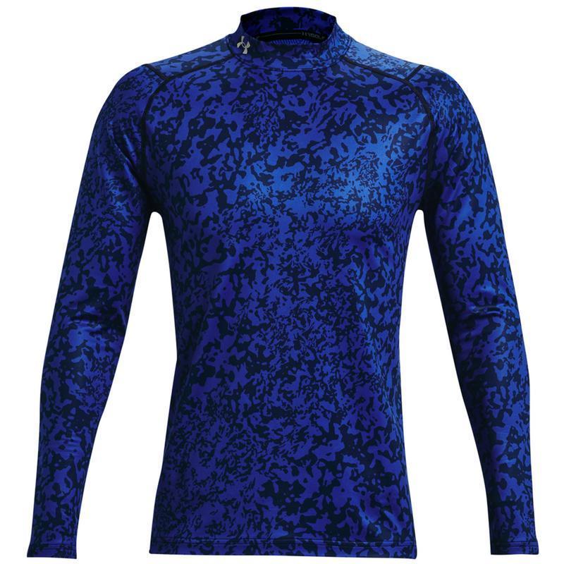 Under Armour ColdGear Infrared Long Sleeve Golf Mock Base Layer - Royal Blue - main image