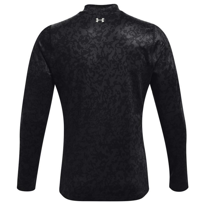 Under Armour ColdGear Infrared Long Sleeve Golf Mock Base Layer - Black - main image