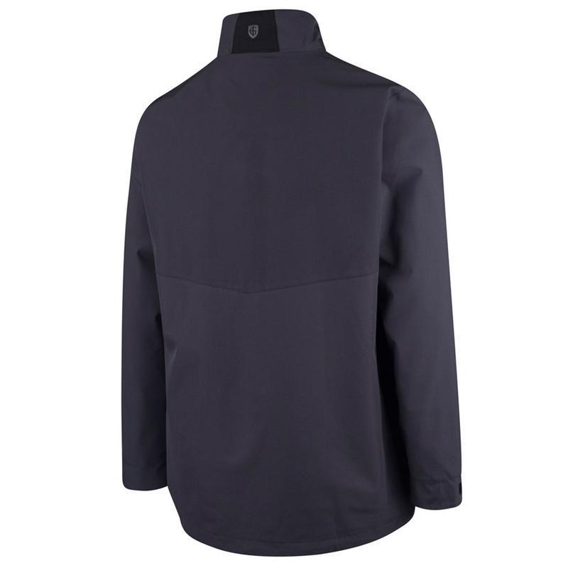 Island Green Waterproof Stretch Golf Jacket - Charcoal/Black - main image