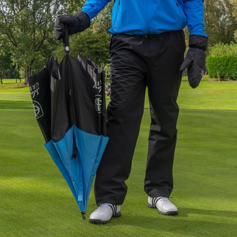 Island Green Stretch Waterproof Golf Trousers - Black - main image
