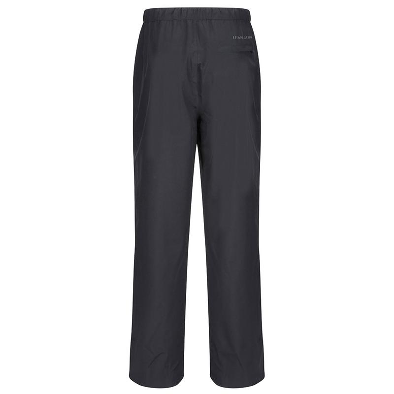 Island Green Stretch Waterproof Golf Trousers - Black - main image