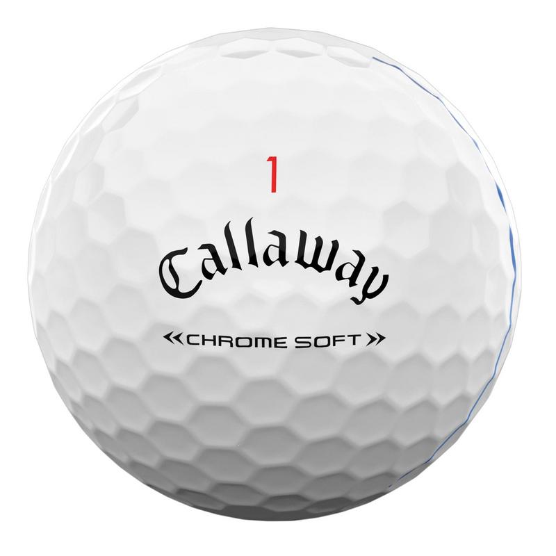Callaway Chrome Soft Triple Track Golf Balls - White