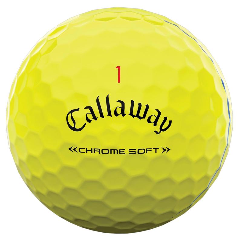 Callaway Chrome Soft Triple Track Golf Balls - Yellow