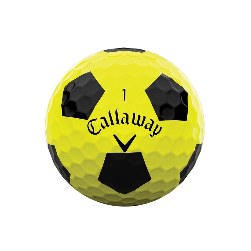 Callaway Chrome Soft Truvis Golf Balls - Yellow/Black - main image