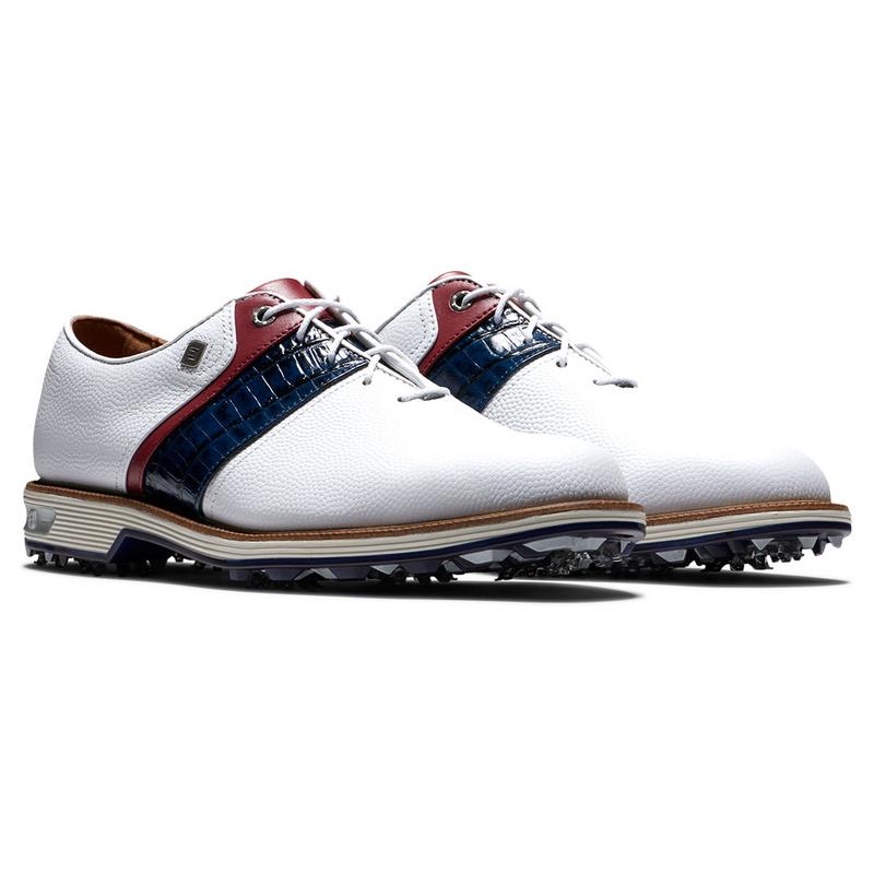 FootJoy Premiere Series Packard Golf Shoe - White/Navy/Red - main image