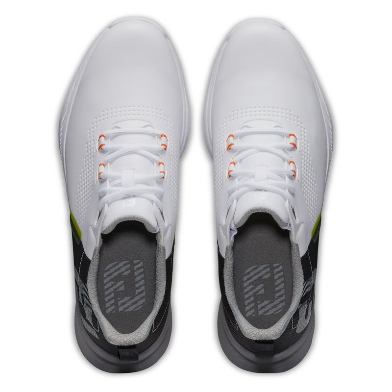 FootJoy Fuel Golf Shoe - White/Black/Orange - main image