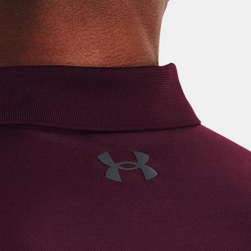 Under Armour Performance 3.0 Golf Polo Shirt - Dark Maroon - main image