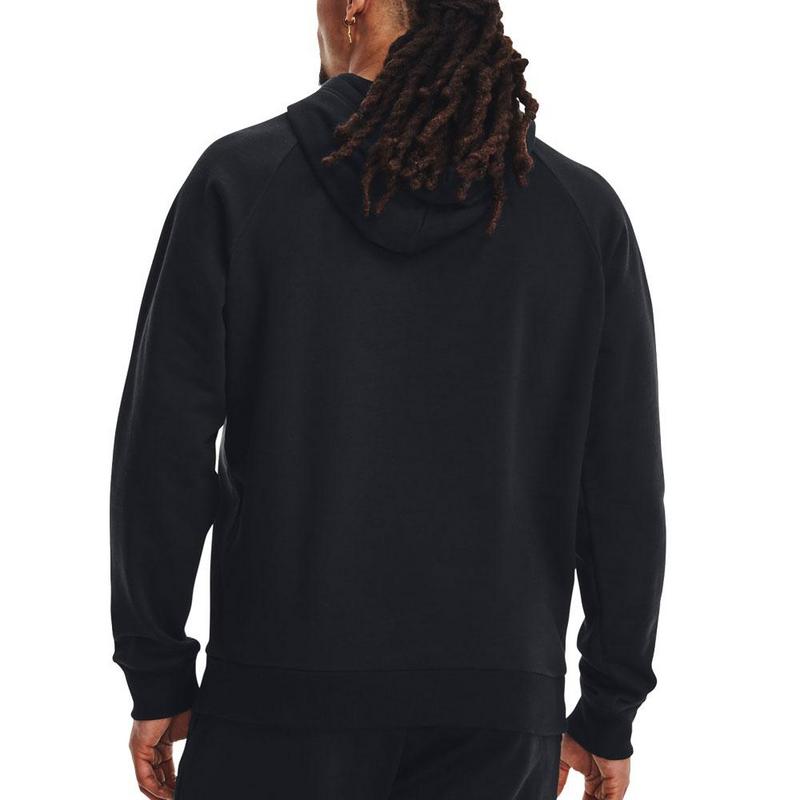 Under Armour UA Rival Golf Fleece Hoodie - Black/White - main image
