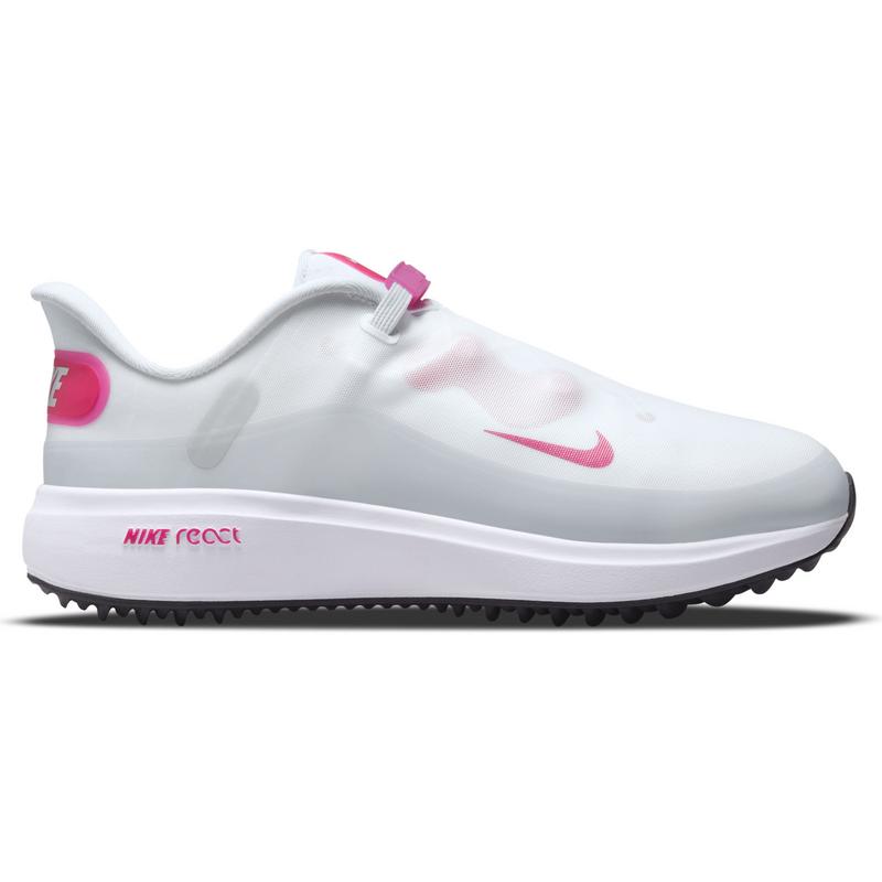 Nike React Ace Tour Womens Golf Shoes - White/Pink - main image
