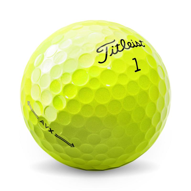 Titleist AVX Golf Ball - Yellow