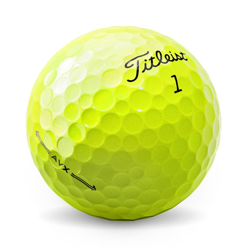 Titleist AVX Golf Ball - Yellow - main image