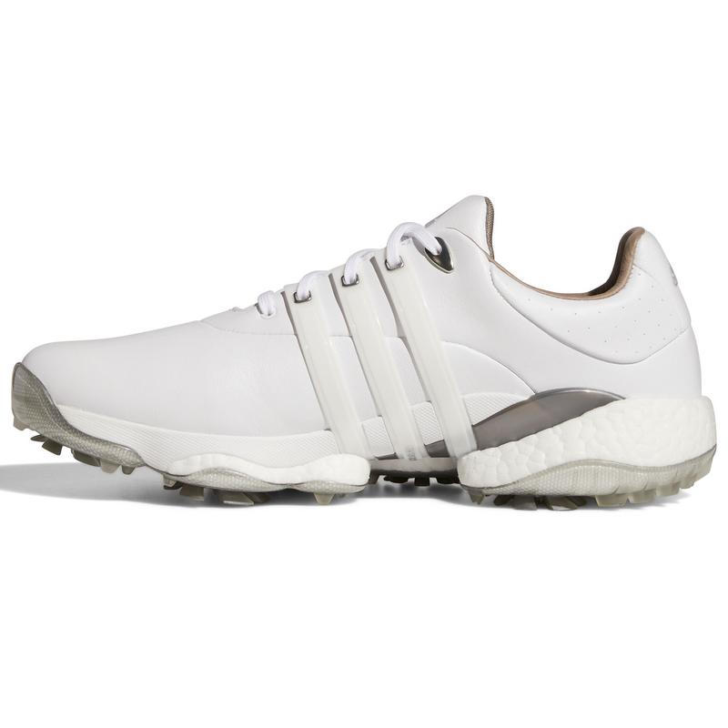 adidas TOUR360 22 Golf Shoe White White Grey Silver Click Golf