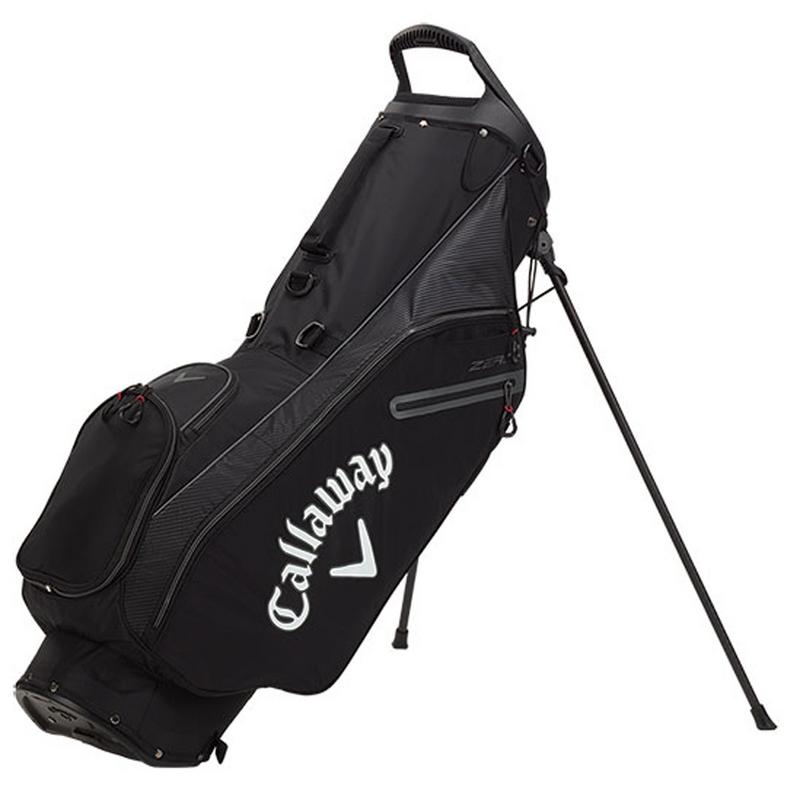 Callaway Hyperlite Zero Double Strap Golf Stand Bag - Black/Charcoal/White