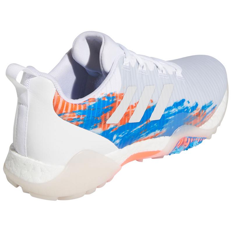 adidas Code Chaos Golf Shoes - White/Grey/Blue - main image