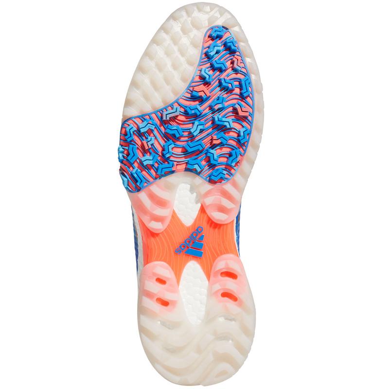 adidas Code Chaos Golf Shoes - White/Grey/Blue - main image