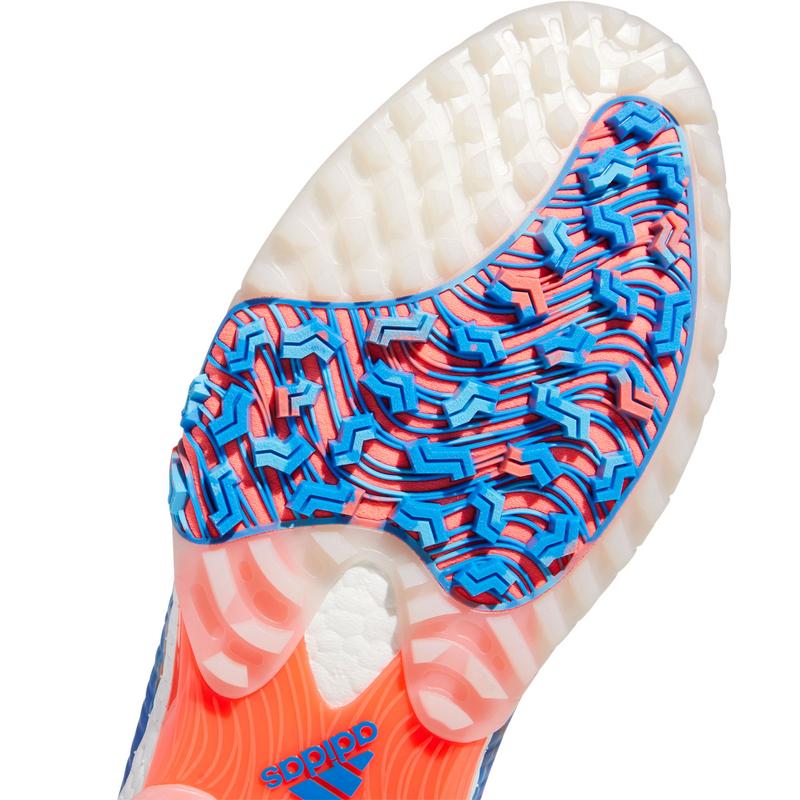adidas Code Chaos Golf Shoes - White/Grey/Blue - main image