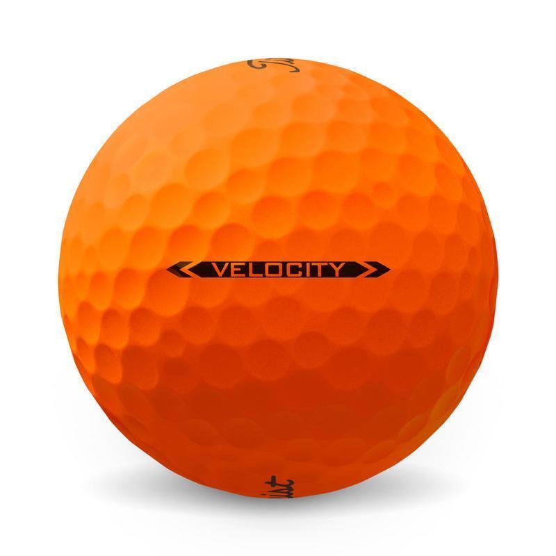 Titleist Velocity Golf Balls - Personalised - Orange - main image