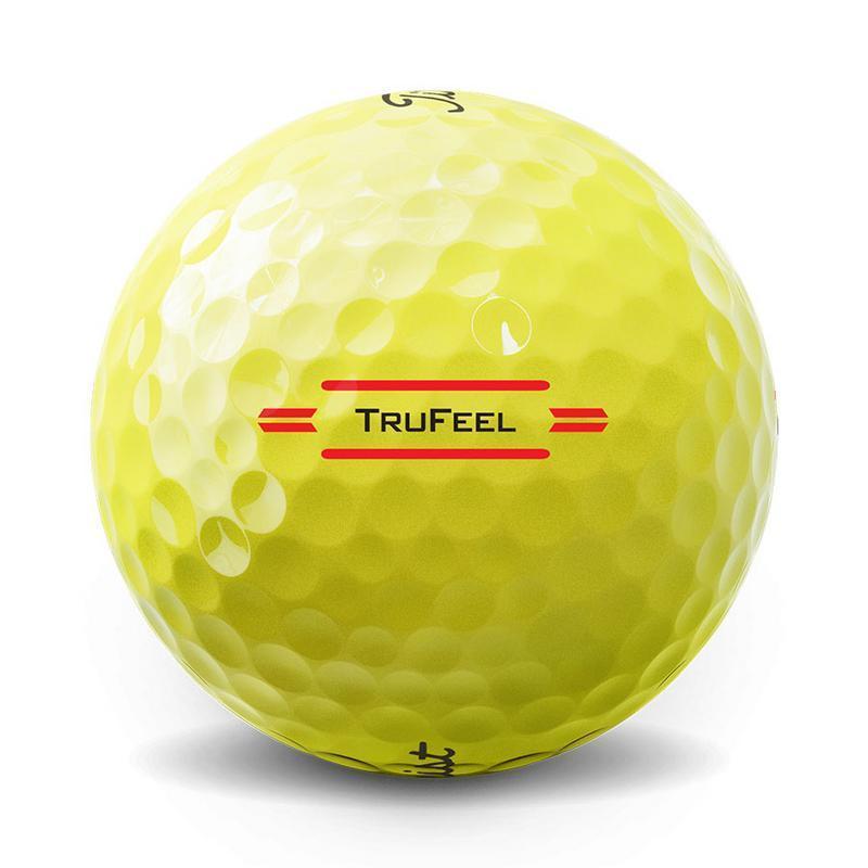 Titleist TruFeel Golf Balls - Personalised - Yellow  - main image