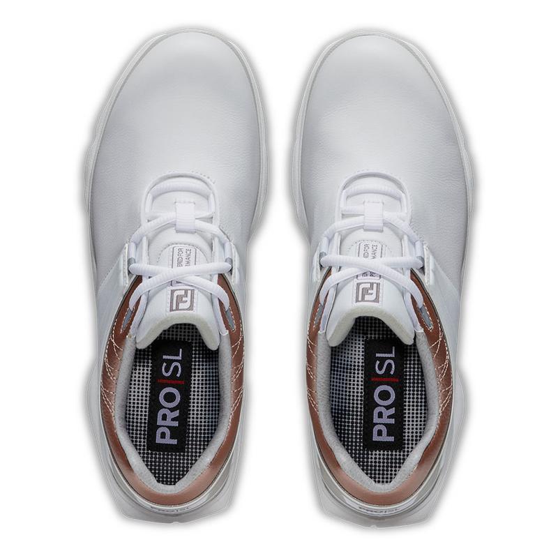 FootJoy Pro SL Women's Golf Shoe - White/Rose - main image