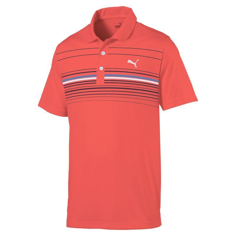 Puma MATTR Canyon Golf Polo - Red - main image