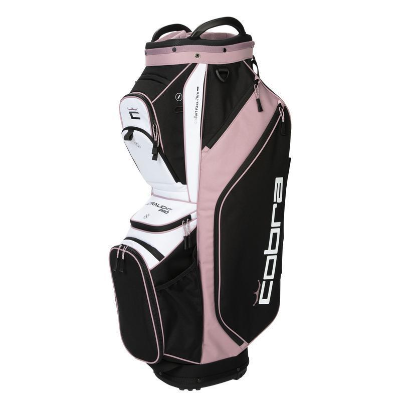 Cobra Ultralight Pro Golf Cart Bag - Black/Pink - main image