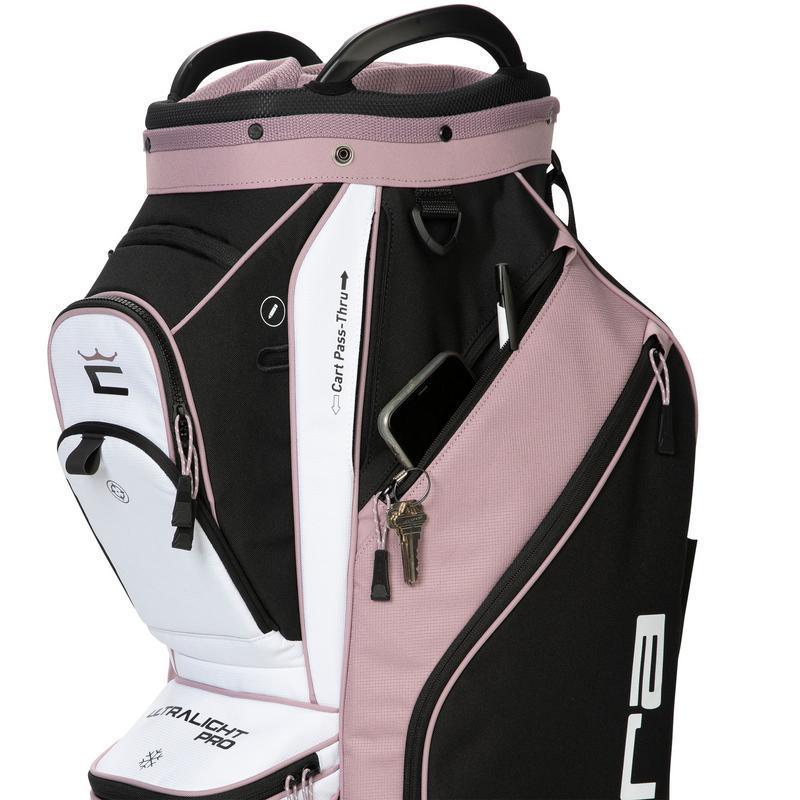 Cobra Ultralight Pro Golf Cart Bag - Black/Pink - main image