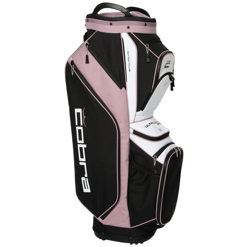 Cobra Ultralight Pro Golf Cart Bag - Black/Pink