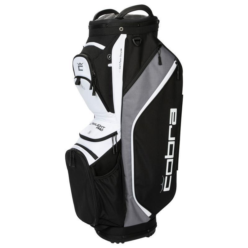 Cobra Ultralight Pro Golf Cart Bag - Black/White - main image