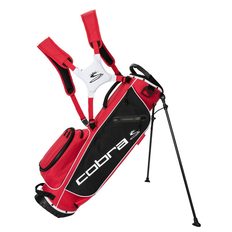 Cobra Ultralight Sunday Golf Stand Bag - Black/Red