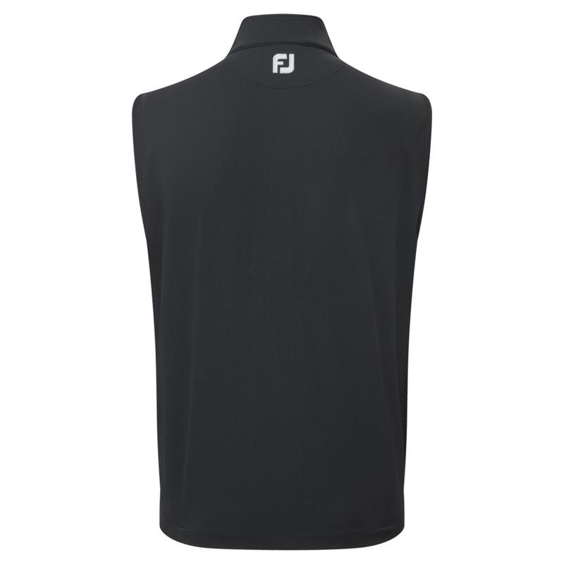 FootJoy Full Zip Knit Vest - Black - main image