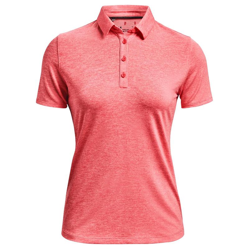 Under Armour Womens Zinger Short Sleeve Polo Shirt - Pink - main image