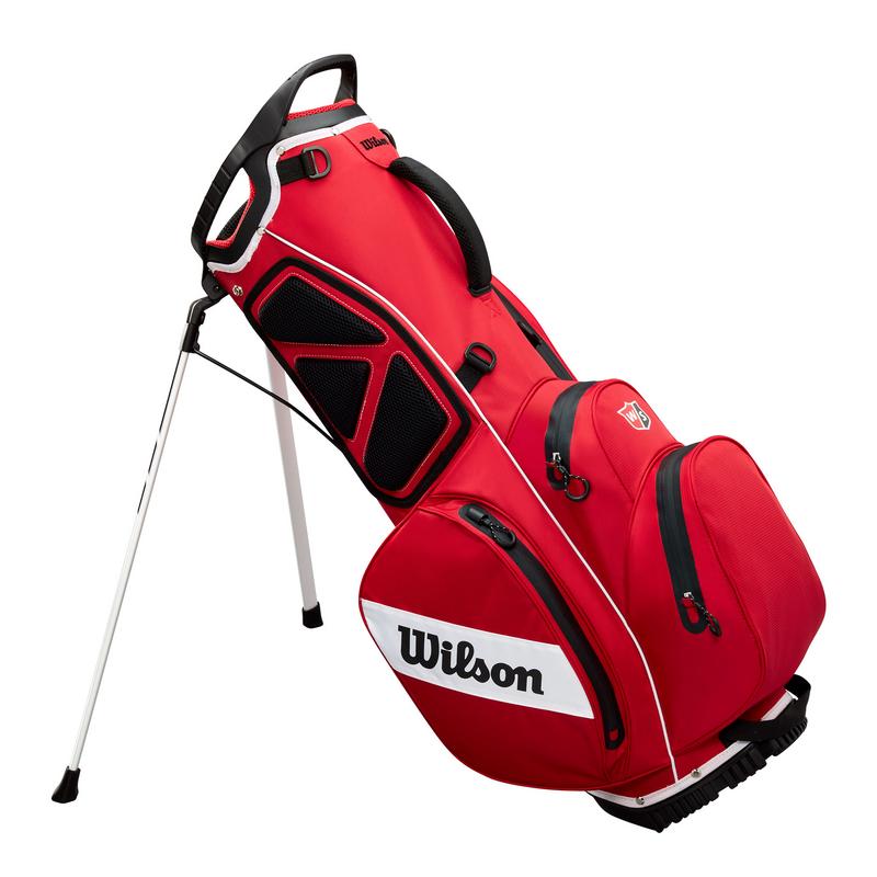 Wilson Exo Dry Waterproof Golf Stand Bag - Red - main image