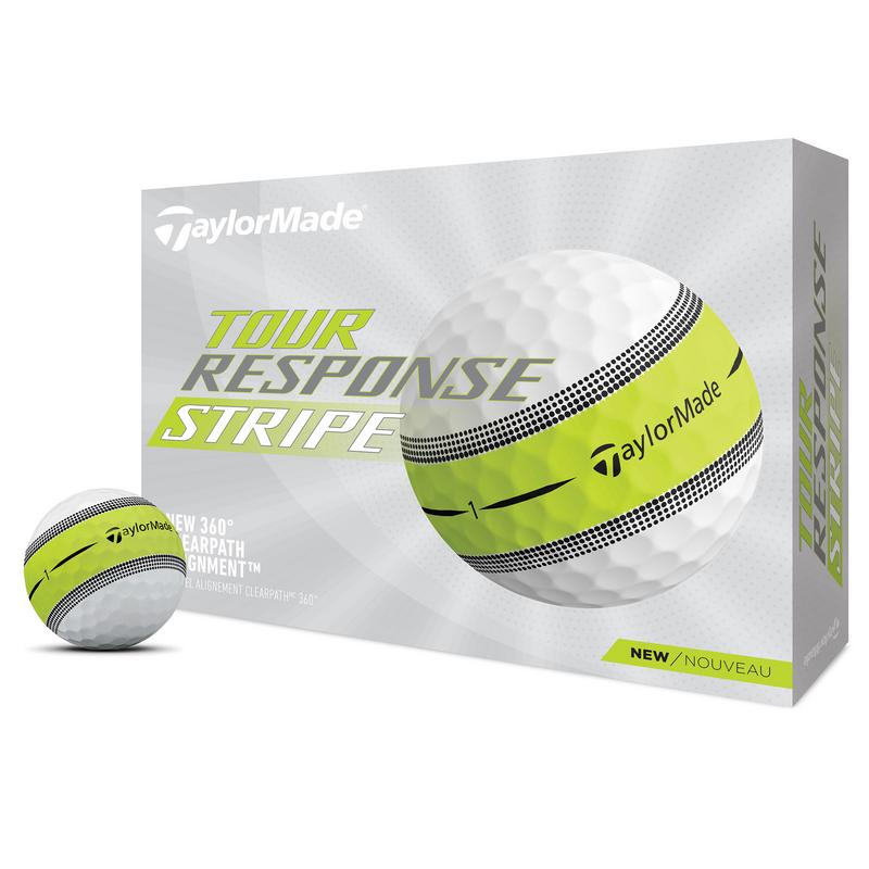 TaylorMade Tour Response Stripe Golf Balls - White - main image