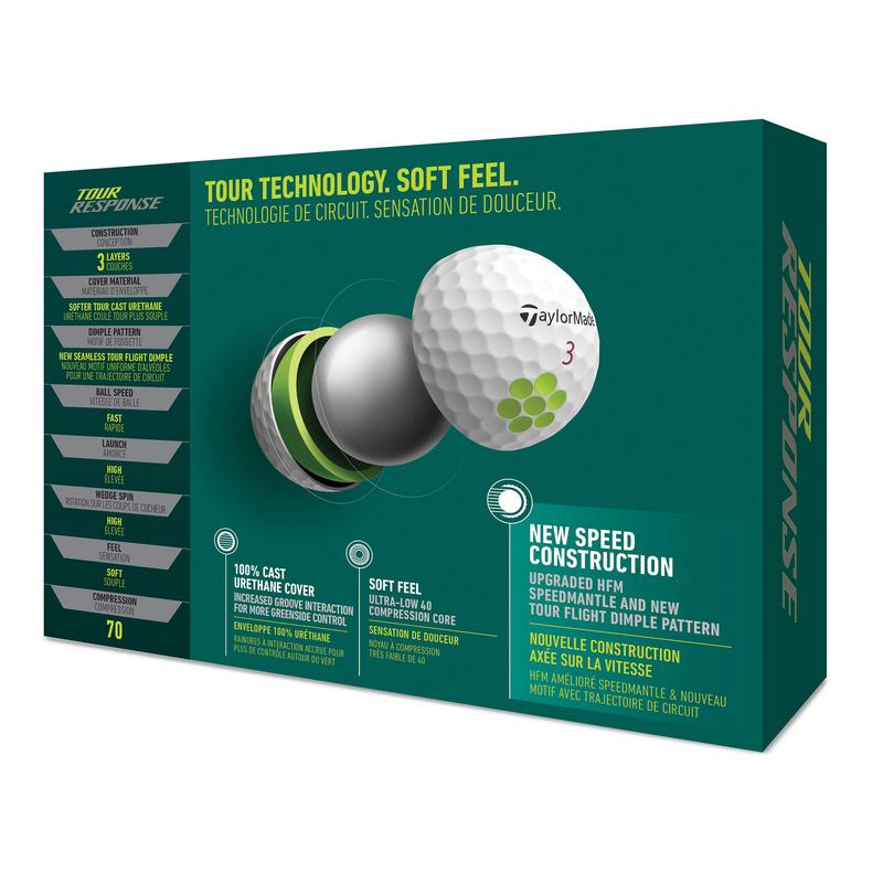 TaylorMade Tour Response Golf Balls - White - main image