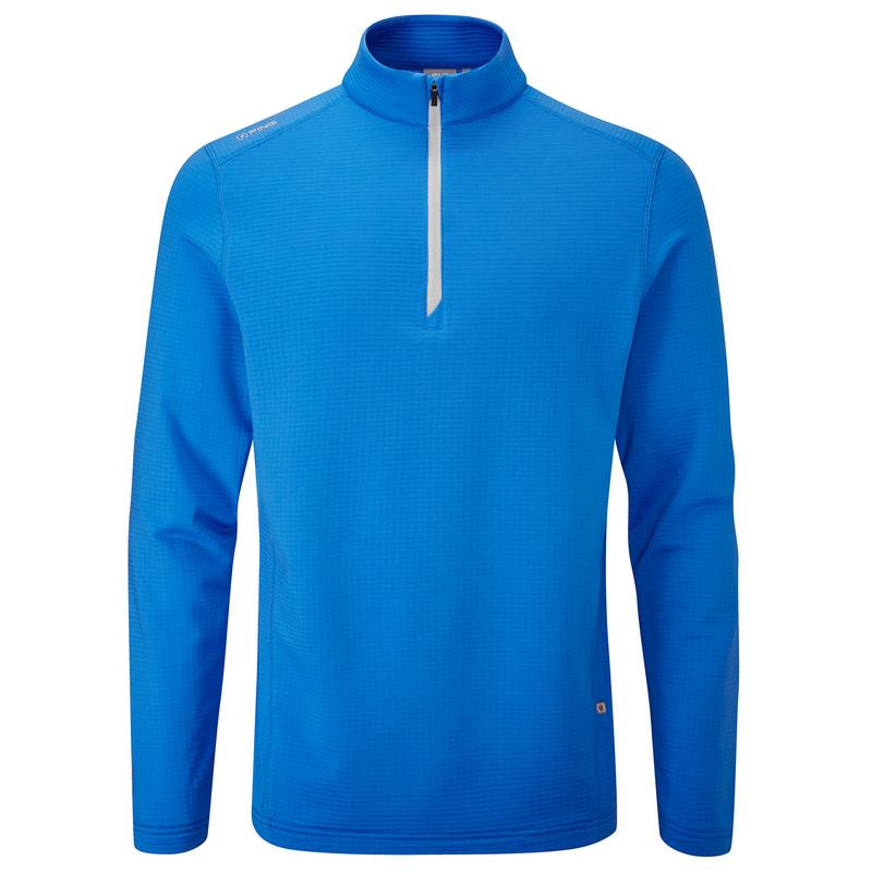 Ping Edwin Half Zip Golf Midlayer Sweater - French Blue - main image